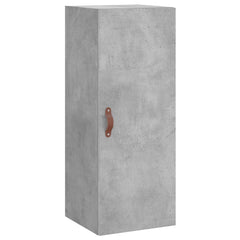 vidaXL Highboard Concrete Grey 34,5x34x180 cm Engineered Wood 4
