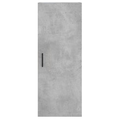 Highboard 34.5x34x180 cm Engineered Wood 1 Door Concrete grey