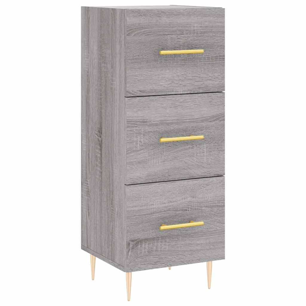 vidaXL Highboard Grey Sonoma 34,5x34x180 cm Engineered Wood 4