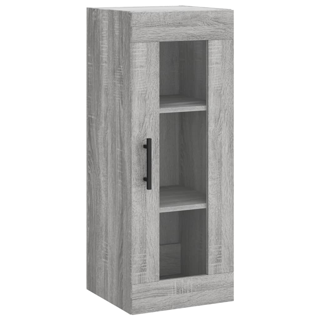 vidaXL Highboard Grey Sonoma 34,5x34x180 cm Engineered Wood 4