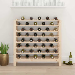 Wine Rack Solid Wood Pine