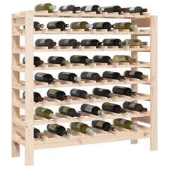 vidaXL Wine Rack 109.5x30x107.5 cm Solid Wood Pine 4
