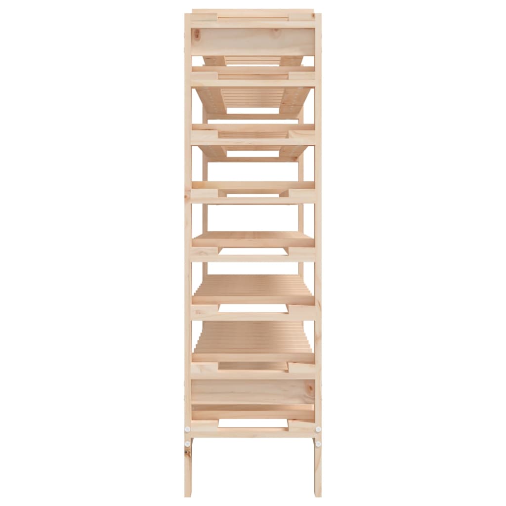 vidaXL Wine Rack 109.5x30x107.5 cm Solid Wood Pine 6