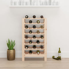 vidaXL Wine Rack 61.5x30x107.5 cm Solid Wood Pine 3