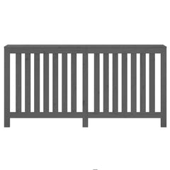 vidaXL Radiator Cover Grey 169x19x84 cm Solid Wood Pine 5