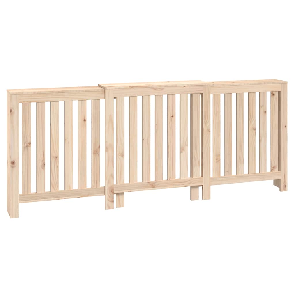 vidaXL Radiator Cover 210x21x85 cm Solid Wood Pine 2