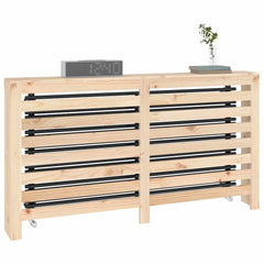 vidaXL Radiator Cover 153x19x84 cm Solid Wood Pine 4