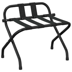 vidaXL Luggage Rack with Backrest Black 56x39x52 cm 2