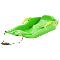 Sledge with Brakes 87x40x18 cm Polypropylene Green
