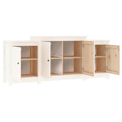 Sideboard 164x37x68 cm Solid Wood Pine White