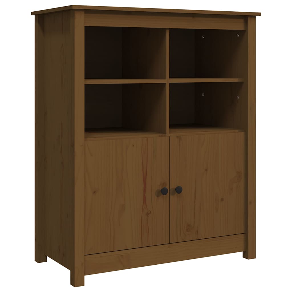 vidaXL Sideboard Honey Brown 83x41.5x100 cm Solid Wood Pine 2