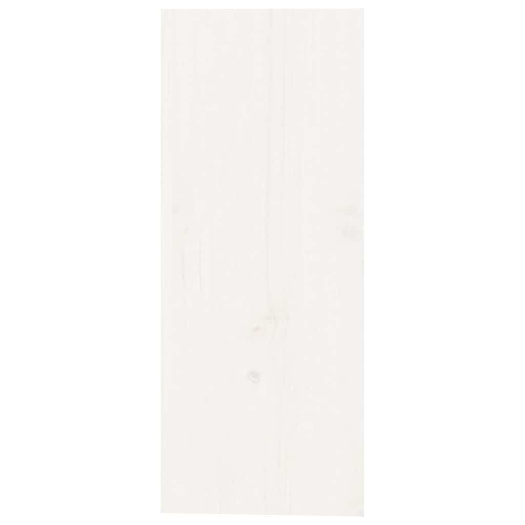 vidaXL Wine Cabinet White 62x25x62 cm Solid Wood Pine 5