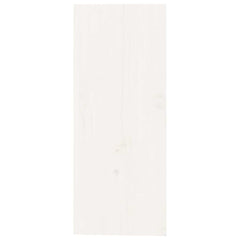 vidaXL Wine Cabinet White 62x25x62 cm Solid Wood Pine 5
