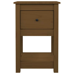 vidaXL Bedside Cabinet Honey Brown 40x35x61.5 cm Solid Wood Pine 5