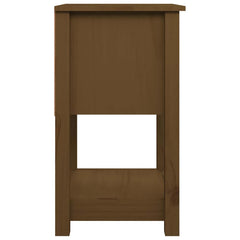 vidaXL Bedside Cabinet Honey Brown 40x35x61.5 cm Solid Wood Pine 6