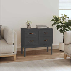 vidaXL Console Cabinet 90x40x78 cm Solid Wood Pine