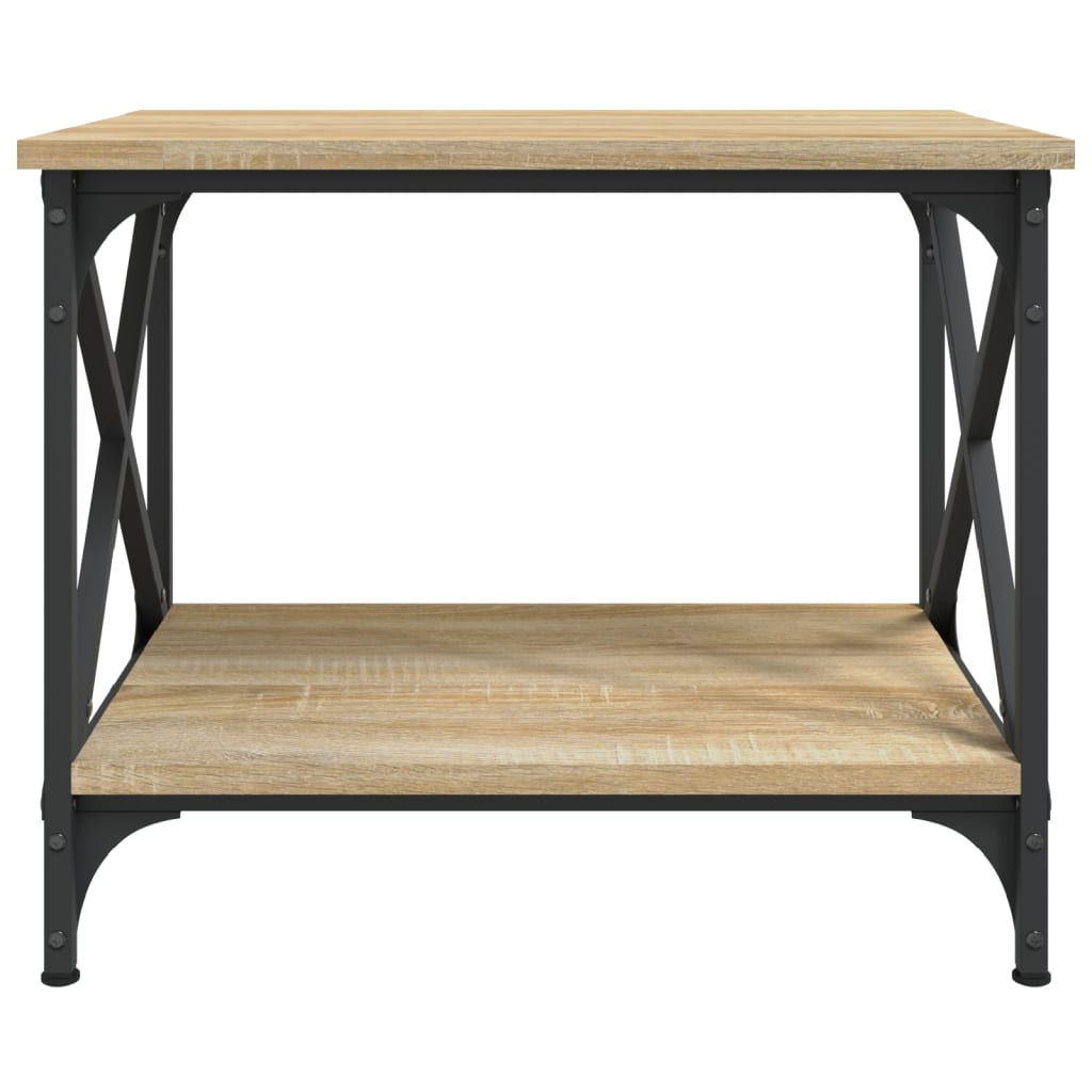 vidaXL Side Table Sonoma Oak 55x38x45 cm Engineered Wood 4