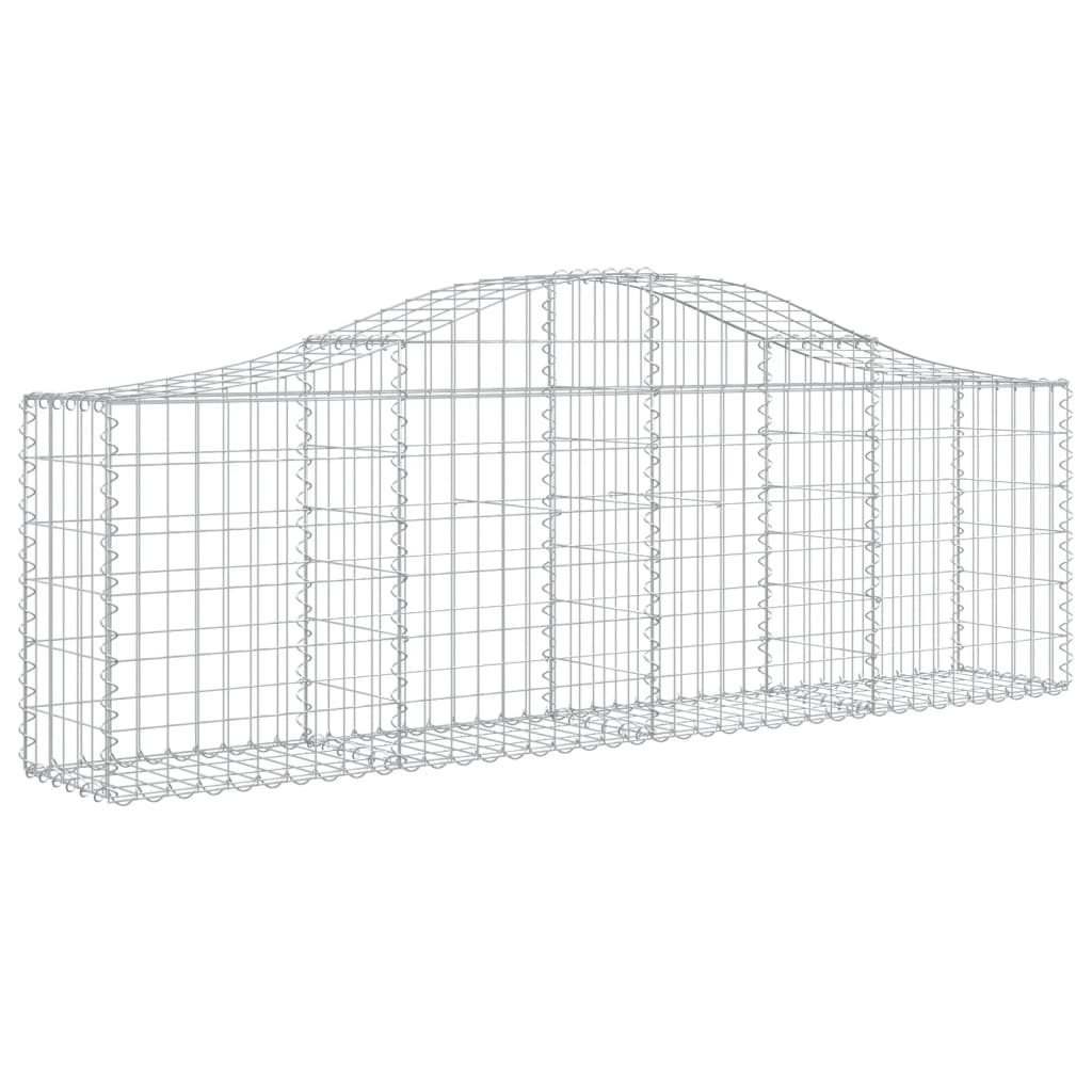 Arched Gabion Baskets Galvanised Iron