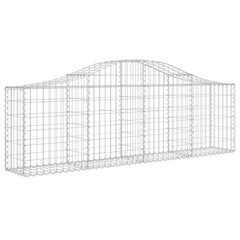 Arched Gabion Baskets Galvanised Iron