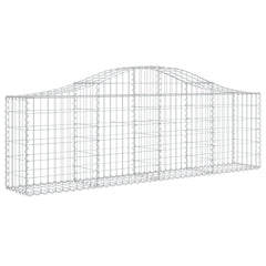 Arched Gabion Baskets Galvanised Iron