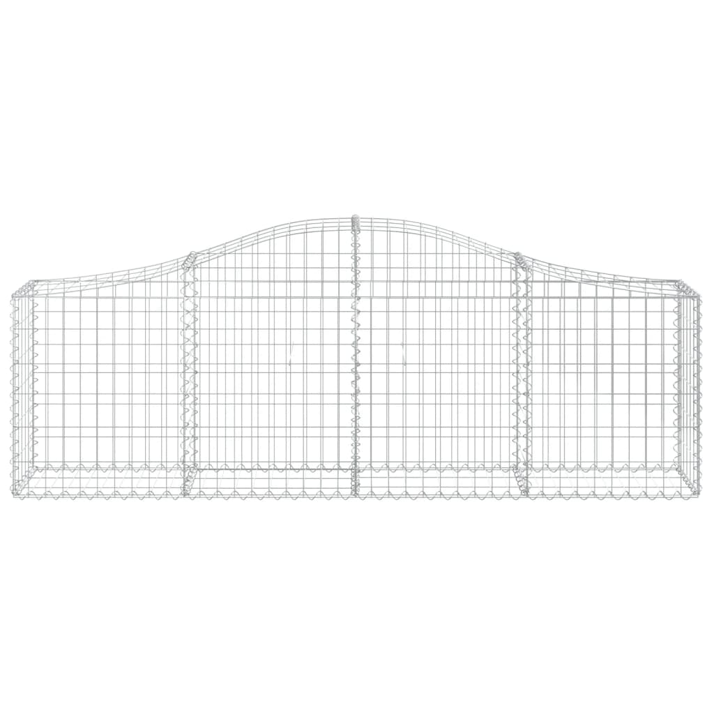 Arched Gabion Baskets Galvanised Iron