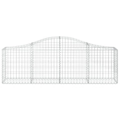 Arched Gabion Baskets Galvanised Iron