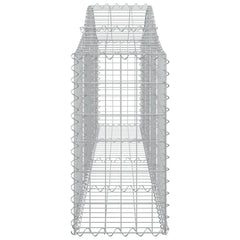 Arched Gabion Baskets Galvanised Iron
