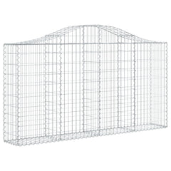 Arched Gabion Baskets Galvanised Iron