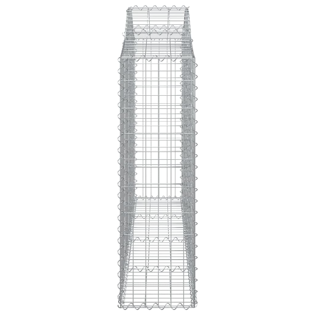 Arched Gabion Baskets Galvanised Iron