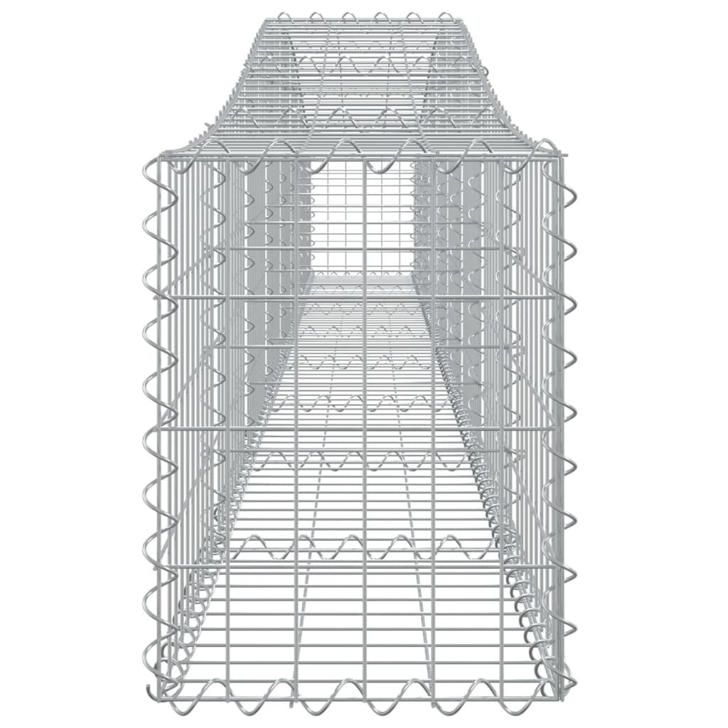 Arched Gabion Baskets Galvanised Iron
