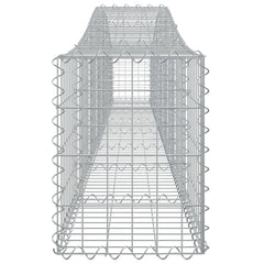 Arched Gabion Baskets Galvanised Iron
