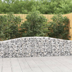 Arched Gabion Baskets Galvanised Iron