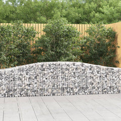 Arched Gabion Baskets Galvanised Iron