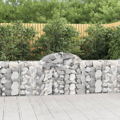 Arched Gabion Baskets Galvanised Iron