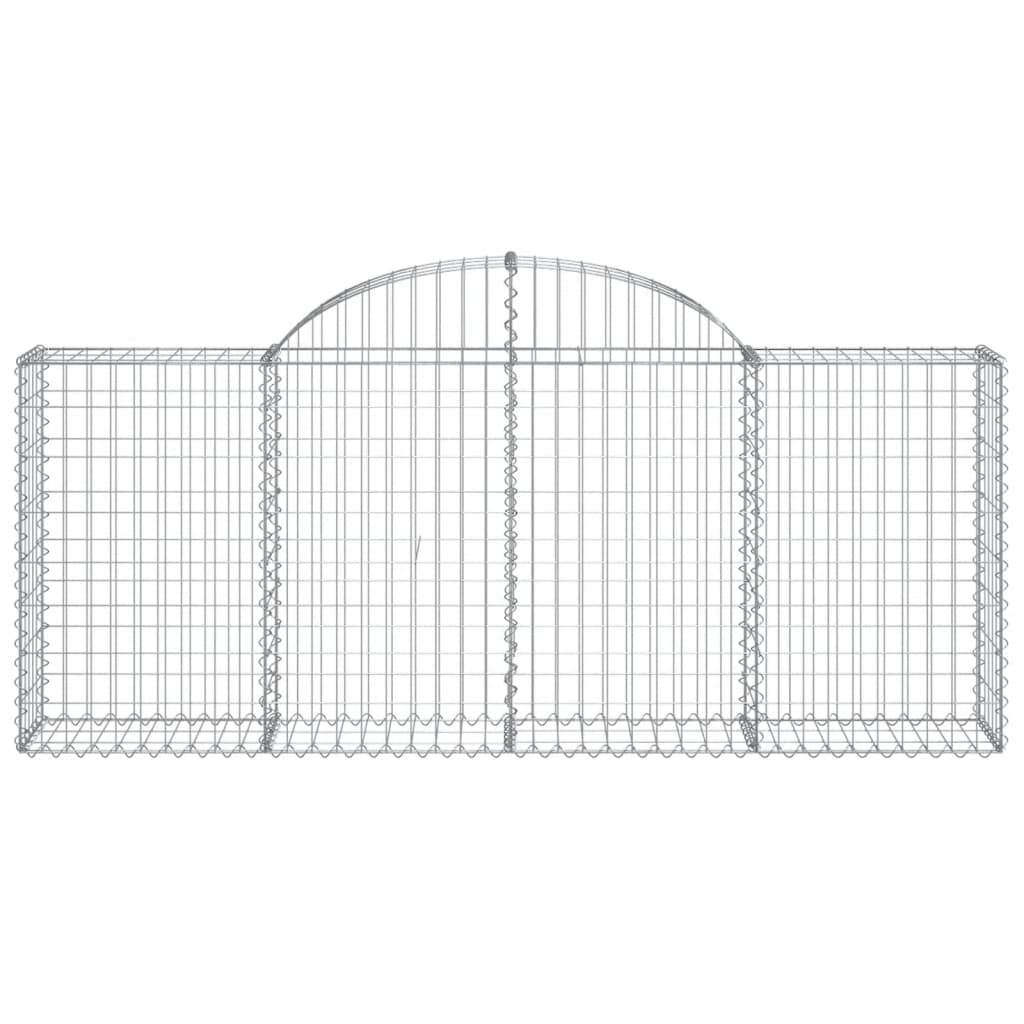 Arched Gabion Baskets Galvanised Iron