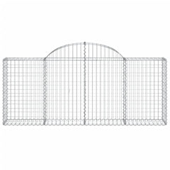 Arched Gabion Baskets Galvanised Iron