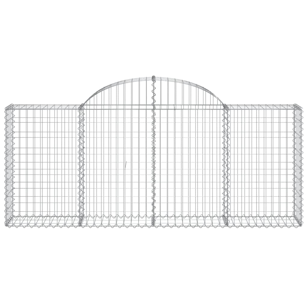 Arched Gabion Baskets Galvanised Iron