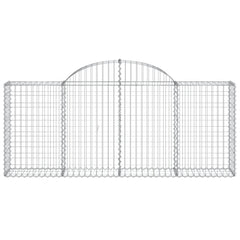 Arched Gabion Baskets Galvanised Iron