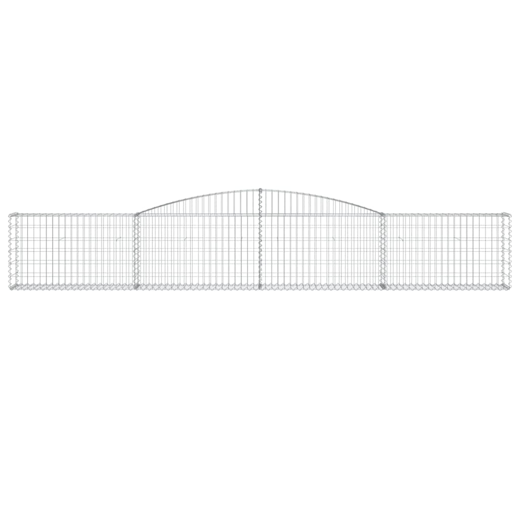 Arched Gabion Baskets Galvanised Iron