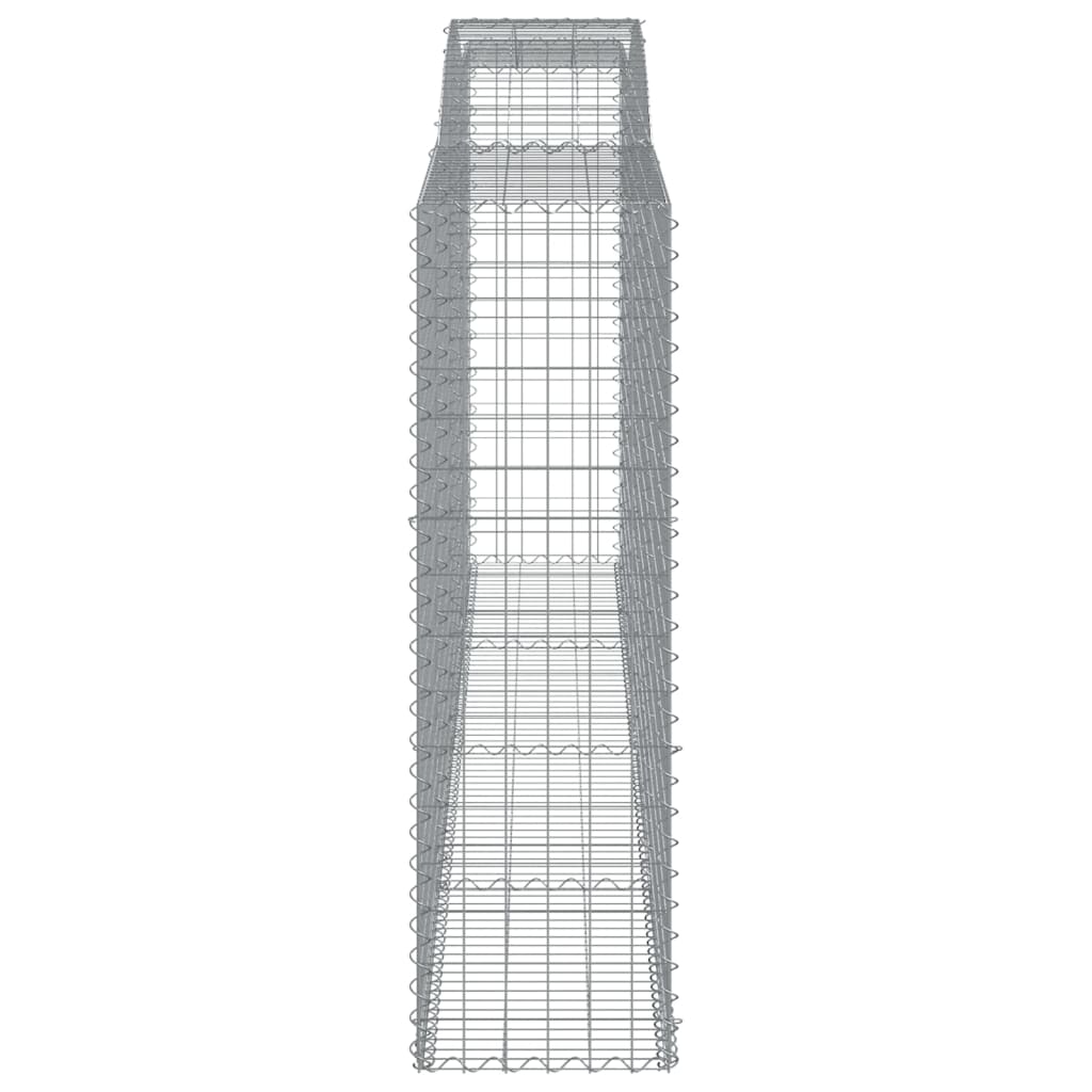 Arched Gabion Baskets Galvanised Iron