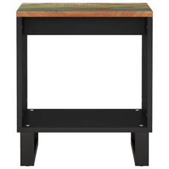 vidaXL Coffee Table 40x31x46 cm Solid Wood Reclaimed&Engineered Wood 4