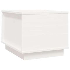 Coffee Table 40x50x35 cm Solid Wood Pine White