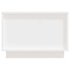 Coffee Table 40x50x35 cm Solid Wood Pine White