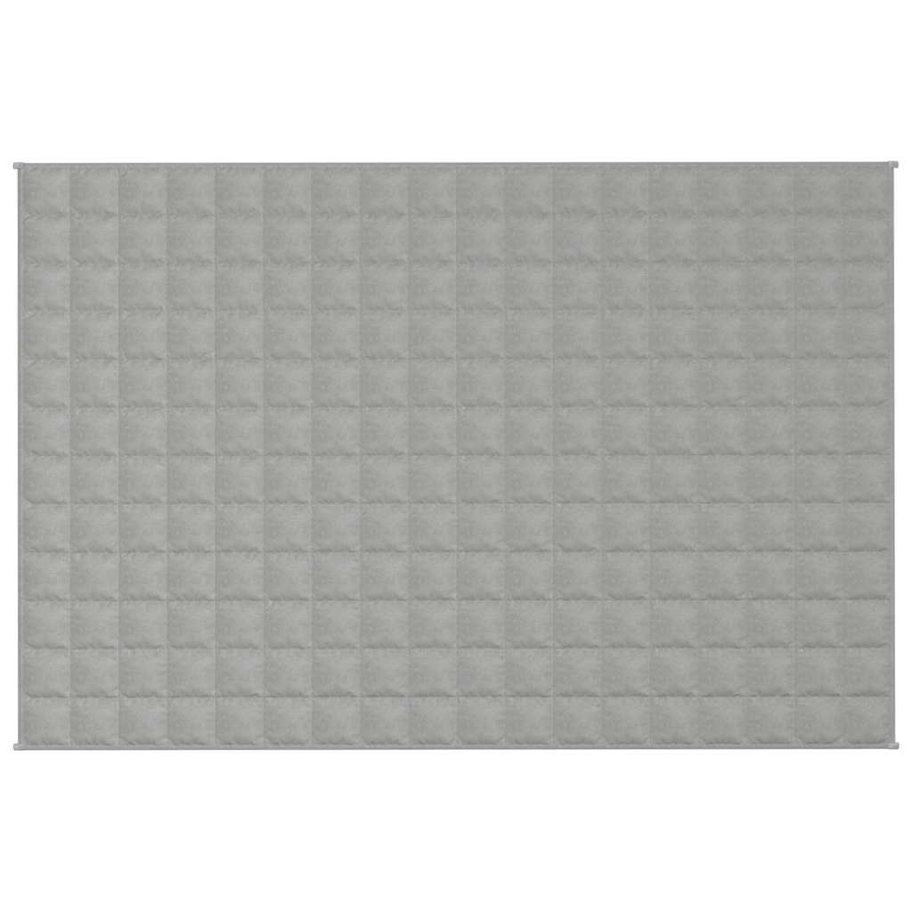 vidaXL Weighted Blanket Grey 120x180 cm 5 kg Fabric 3