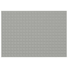 vidaXL Weighted Blanket Grey 155x220 cm 11 kg Fabric 3