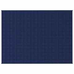 vidaXL Weighted Blanket Blue 150x200 cm 11 kg Fabric 3