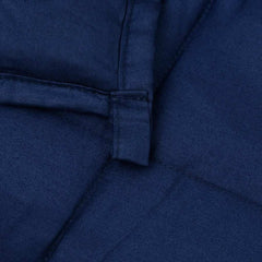 vidaXL Weighted Blanket Blue 200x200 cm 13 kg Fabric 5