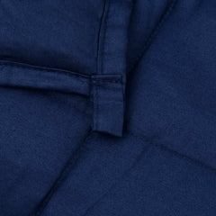 vidaXL Weighted Blanket Blue 200x225 cm 9 kg Fabric 5