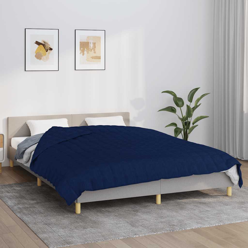 Weighted Blanket Fabric Blue 13 kg 225 cm