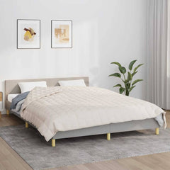 Weighted Blanket Light Fabric Cream 9 kg 200 cm 200 cm